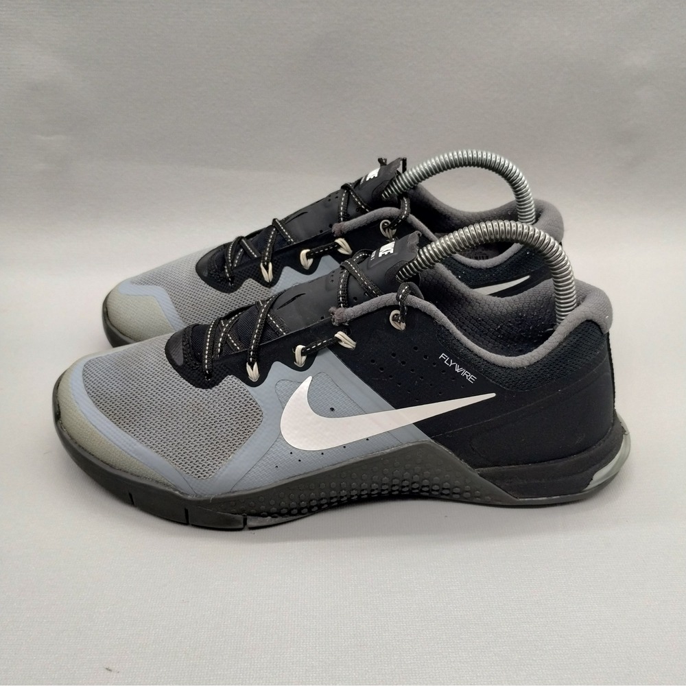 Nike Metcon 2 Womens Training Shoes Black Grey‎ White 821913-001 Size 9